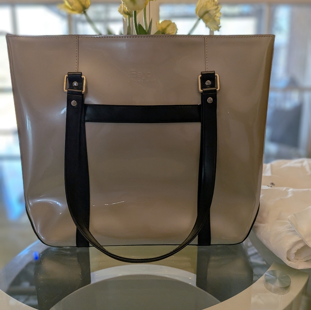Beijo Bronze and Brown Tote Bag